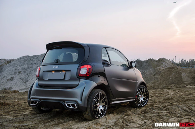 Smart Fortwo 453 BKSS Style Carbon Fiber Dakspoiler 2016-2020
