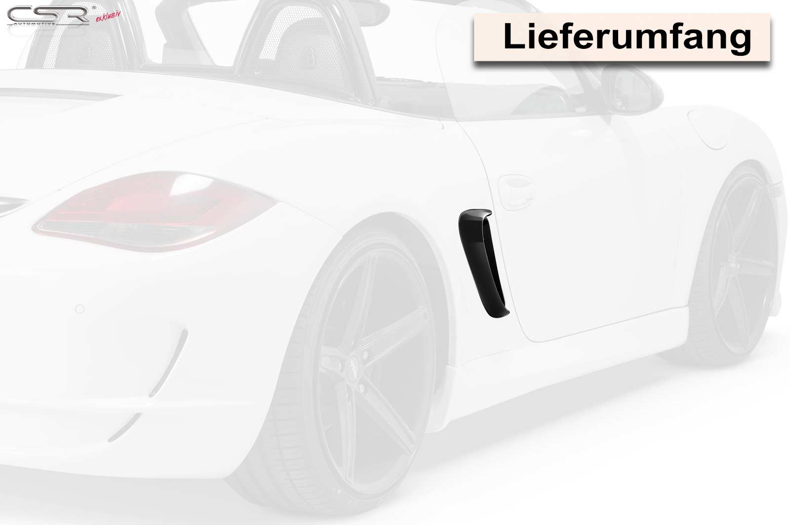 Airintakes Porsche Boxster 987 / Cayman 987