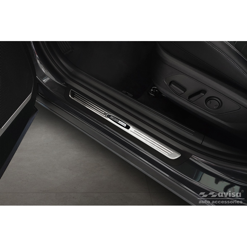 Inox door sill protectors  Kia Sportage (NQ5) 2021- 'Exclusive Edition' - 2-pieces