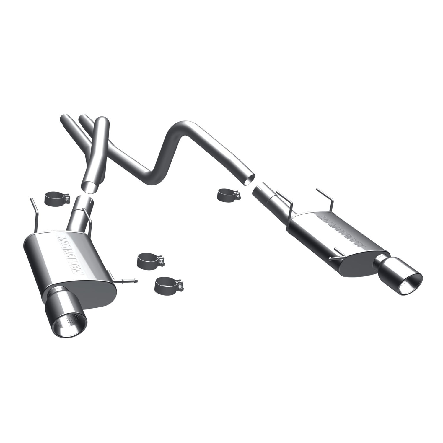 Ford Cat-Back 2011 Ford Mustang 3.7L Magnaflow Cat-Back