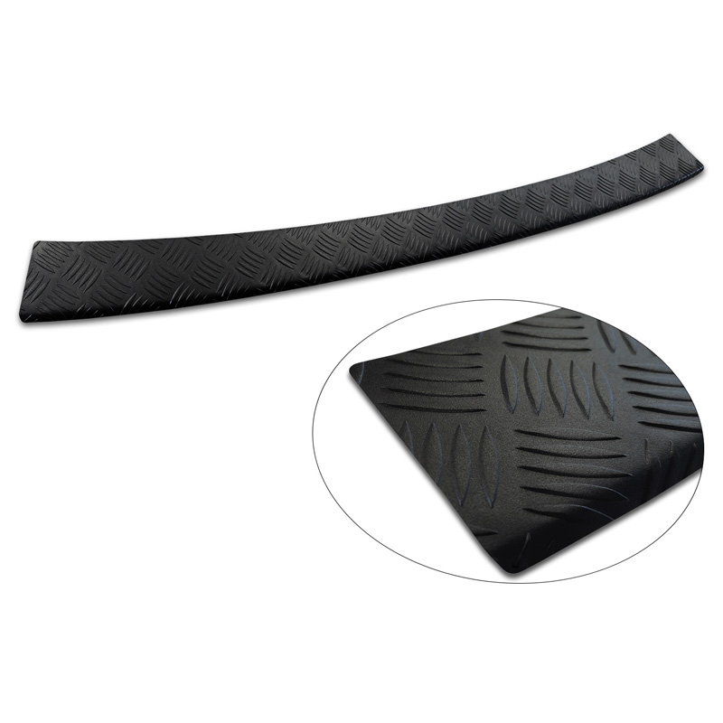 Avisa Matzwart RVS Achterbumperprotector  Ford Transit Courier II / Tourneo Courier II 2023- 'Riffled Plate'