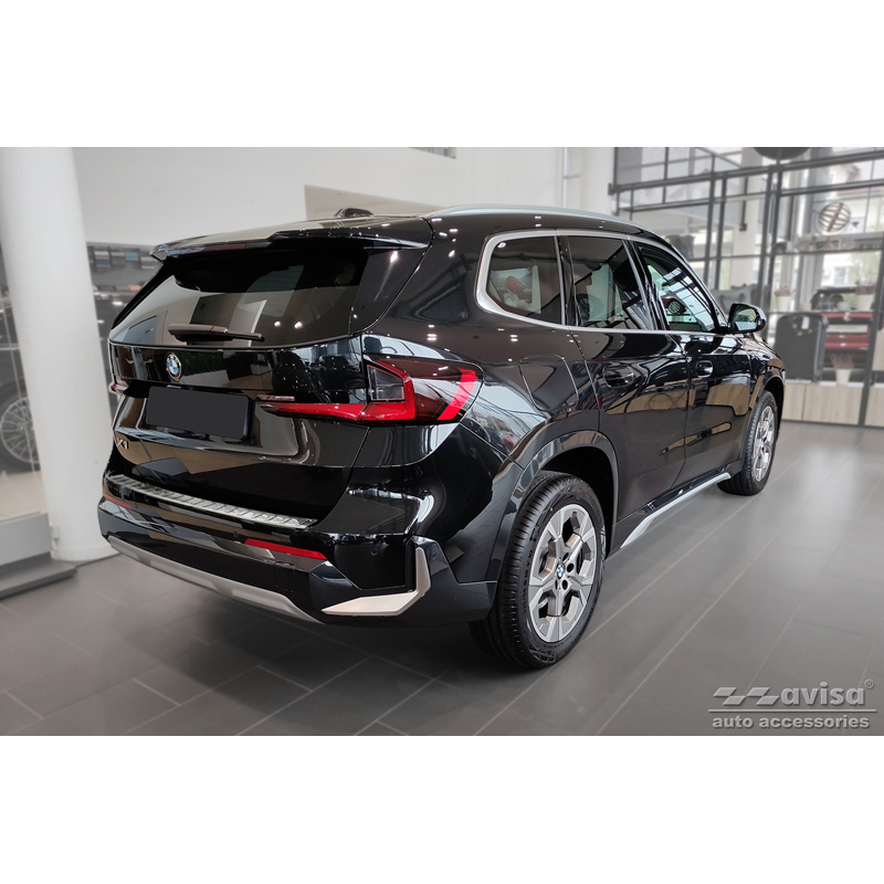 Stainless Steel Rear Bumper protector  BMW X1 U11 / X1 U11 xLine 2022- 'Ribs'