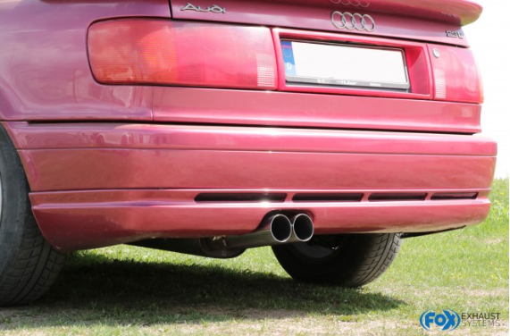 Audi 80/90 - Typ 89, B3 Limousine/ Coupe/ 80 B4 - Cabrio final silencer