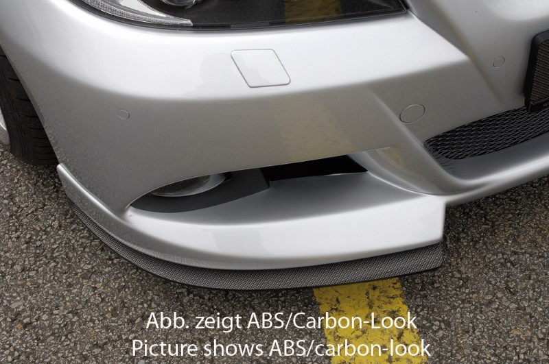 Spoilerzwaard voor Voorbumper BMW E90 met ABE Rieger