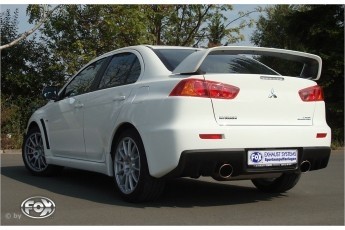 Mitsubishi Lancer Evolution X Einddemper dwars Uitgang rechts/li