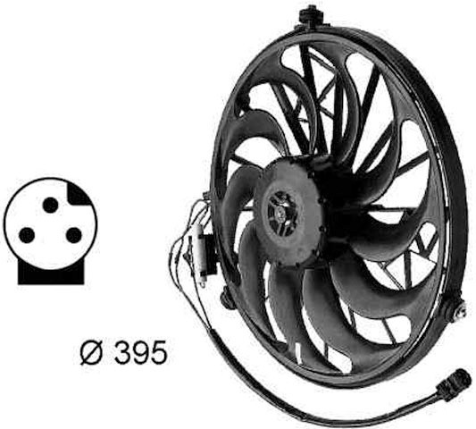VOOR ZET FAN BMW E36 TDS 93-00 ALLE TDS