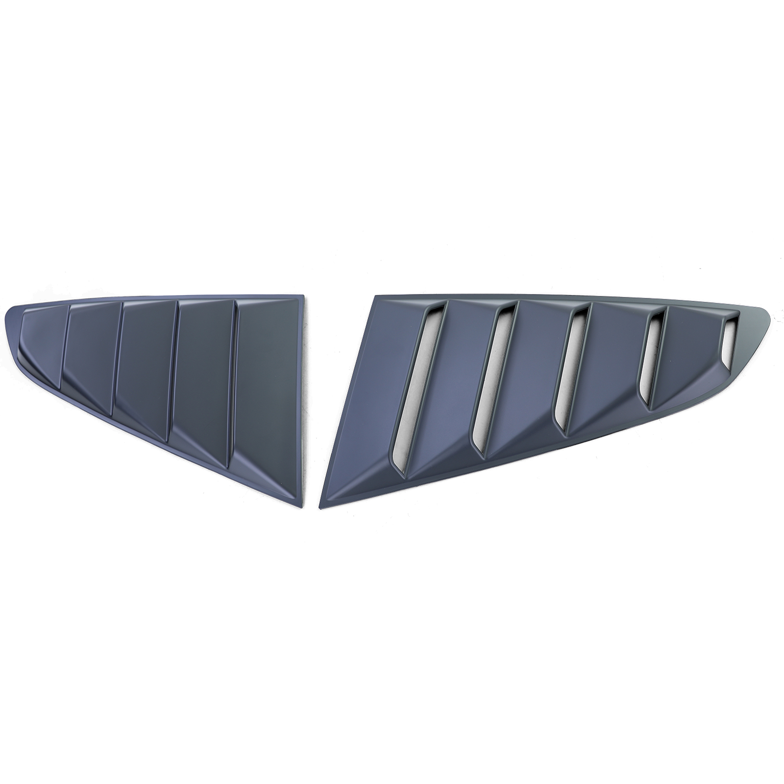Louvers Ford Mustang Coupe 16-22 Mat Zwart