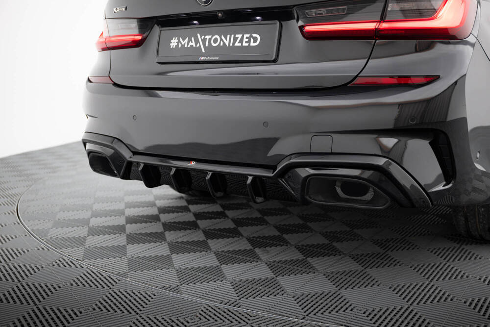 Achterdiffuser BMW M340i G20 / G21 (Past op auto met trekhaak)