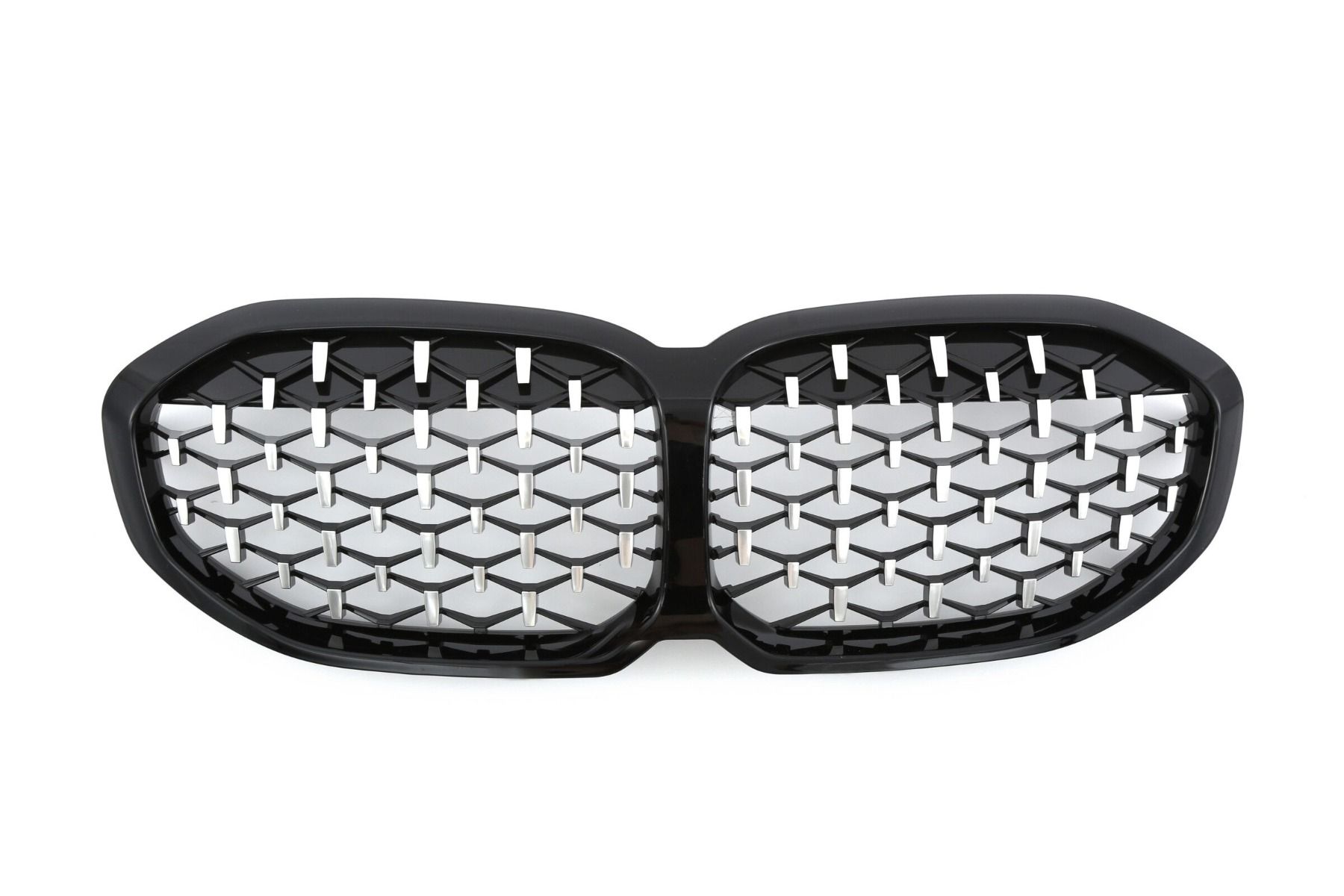 Grill BMW 1 F40 Diamond Chroom Glans Zwart
