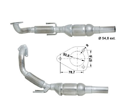 VW GOLF III 1.9TD 1896 cc 81 Kw / 110 cv AFN Magnaflow CAT Bouwj