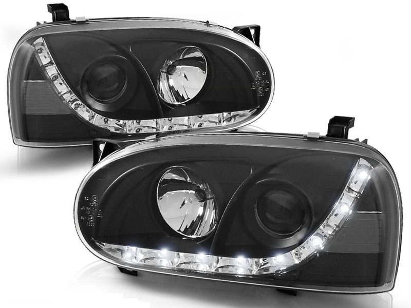 Koplampen VW Golf III LED Dagrijlicht DRL-Look