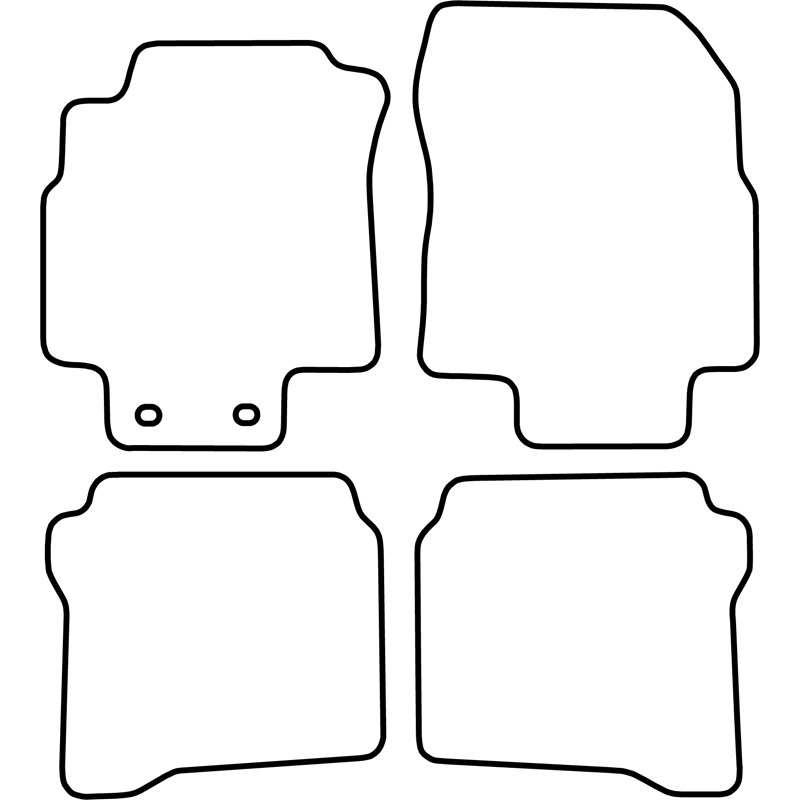 Set velour car mats  Nissan Primera 2002-2008