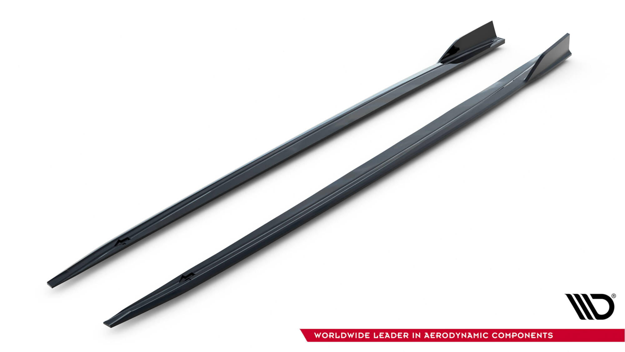 Zjiskirts Audi S5 / A5 S-Line Coupe / Sportback F5 Maxton Glanzend zwart