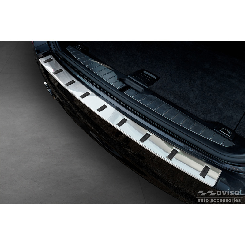 Stainless Steel Rear bumper protector  BMW 5-Series (F11) Touring 2011-2013 & Facelift 2013-2017 'STRONG EDITION'