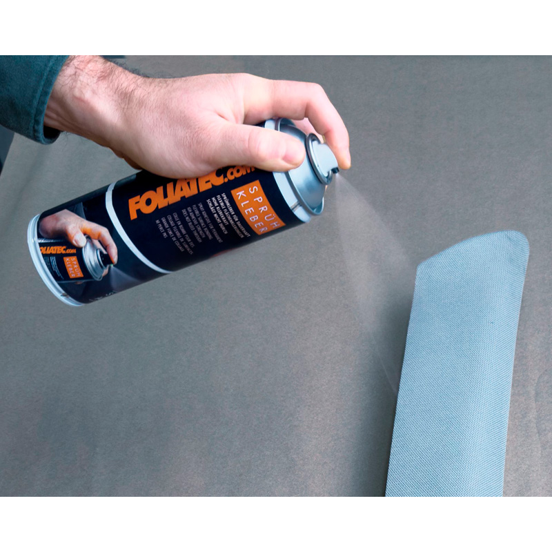 Foliatec Spray adhesive for permanent flexible surface bonding 500ml