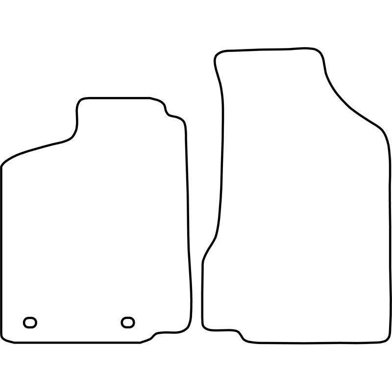 Set velour car mats  Volkswagen Caddy 1996-2004