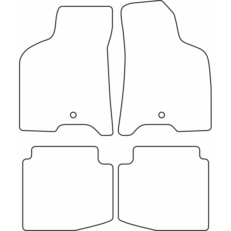 Automatten  Volkswagen Lupo 1999-2004 excl. 3L