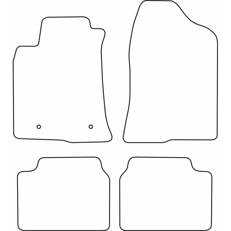 Automatten  Toyota Avensis 2005-2009