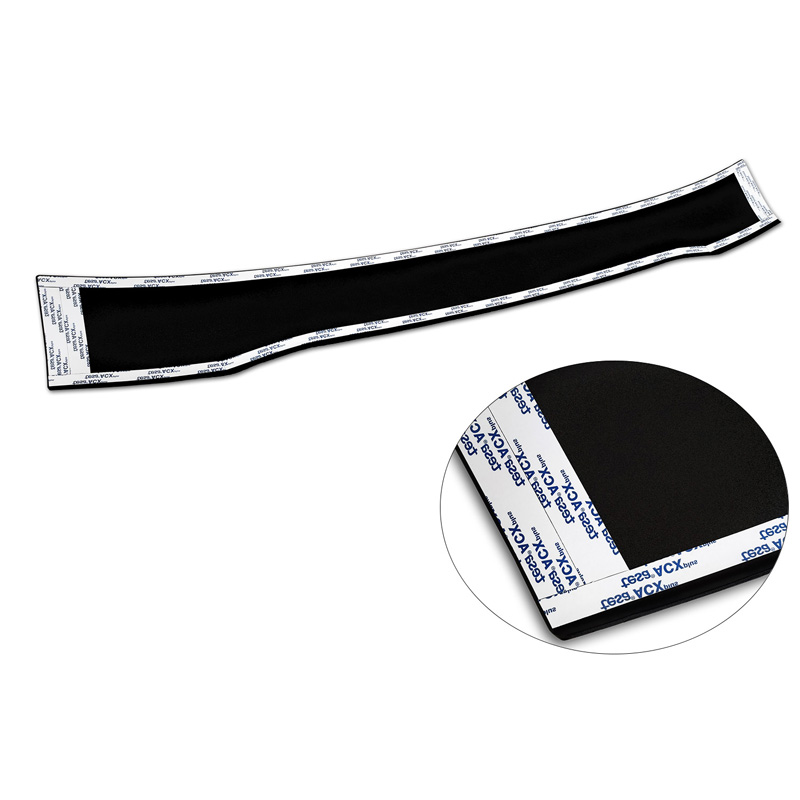 Matzwart Aluminium Achterbumperprotector  Ford Tourneo Courier/Transit Courier 2014- 'Riffled Plate'