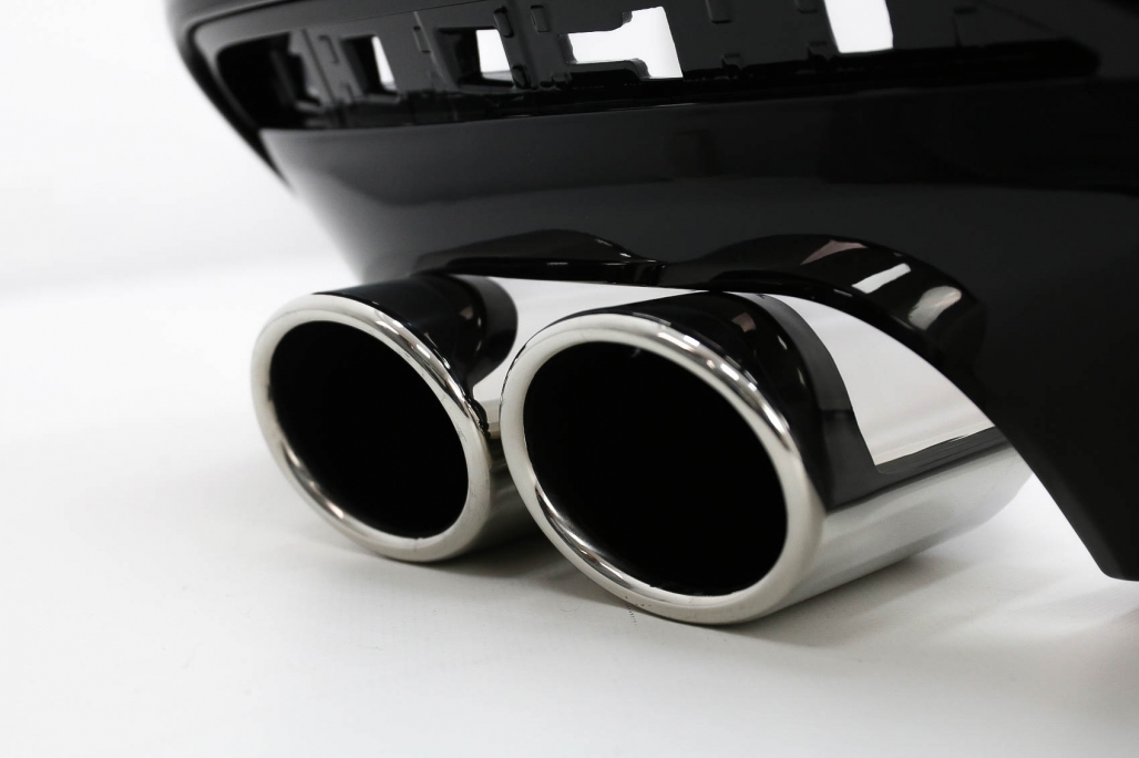 Diffuser Audi A4 B9 8W FL S-Line 2020- S4 Look Glans Zwart