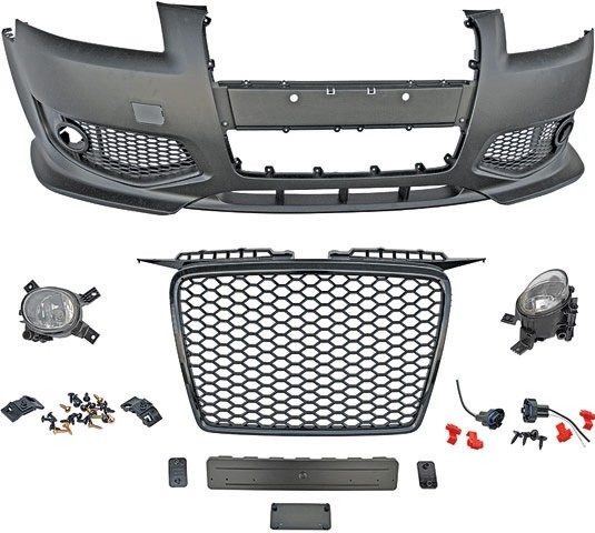 VoorBumper Audi A3 8P 05-08 RS3 look
