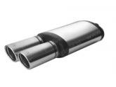 Sport-Eindemper 2x90mm Universeel RVS Ulter-Sport