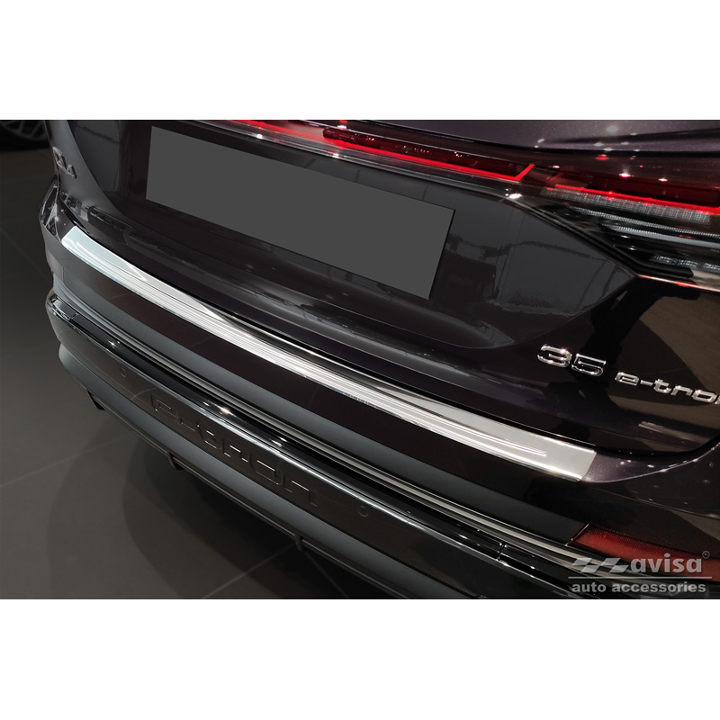 Stainless Steel Rear bumper protector  Audi Q4 E-Tron 2021-