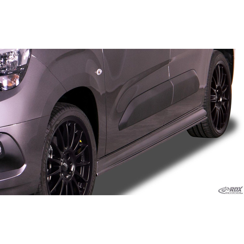 Side skirts  Opel Combo MPV 2018- 'Edition' (ABS)