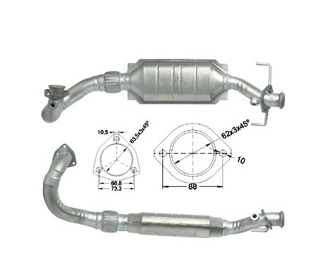 Saab 9-5 2.0i 16V Turbo 1985 cc 110 Kw / 150 cv B205E Magnaflow