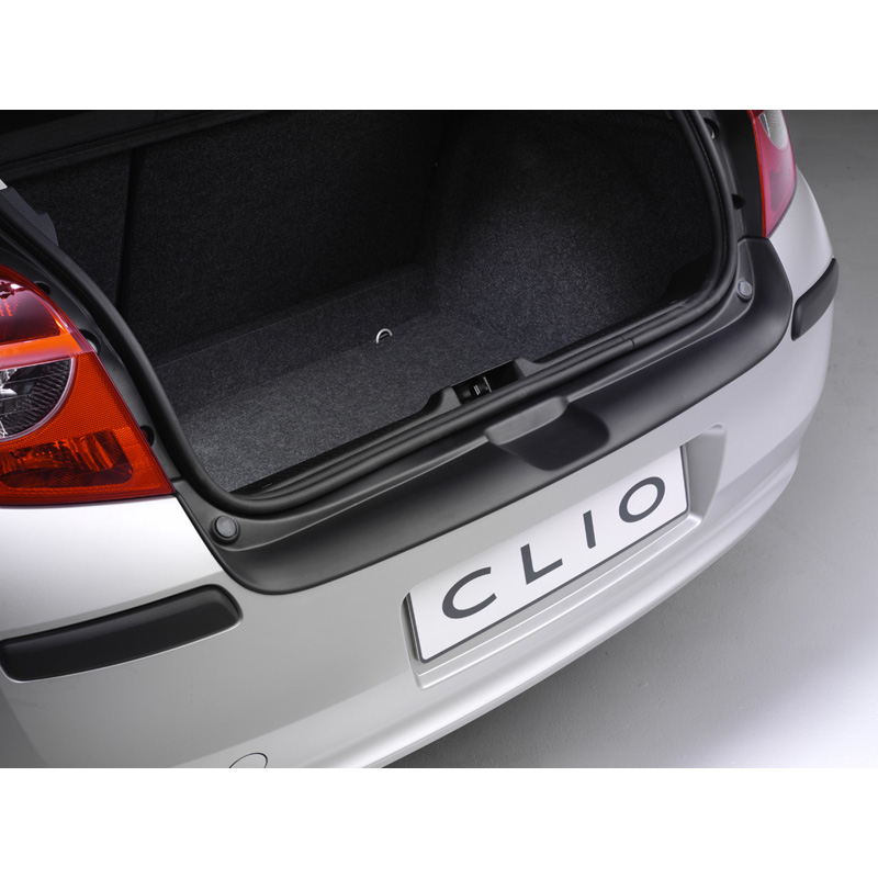 ABS Rear bumper protector  Renault Clio III 2005-2009 Black