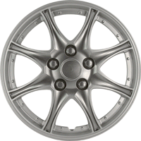 4-Delige Wheelcoversset Alaska 16-inch zilver/gun-metal