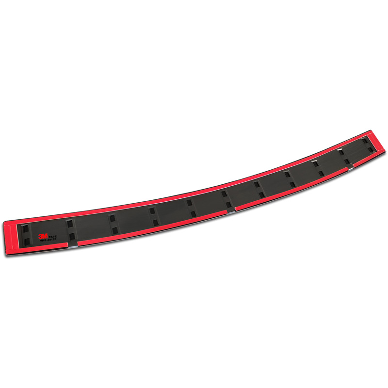 Zwart RVS Achterbumperprotector  Volkswagen Tiguan II 2016-2020 & Facelift 2020-2024 'STRONG EDITION'