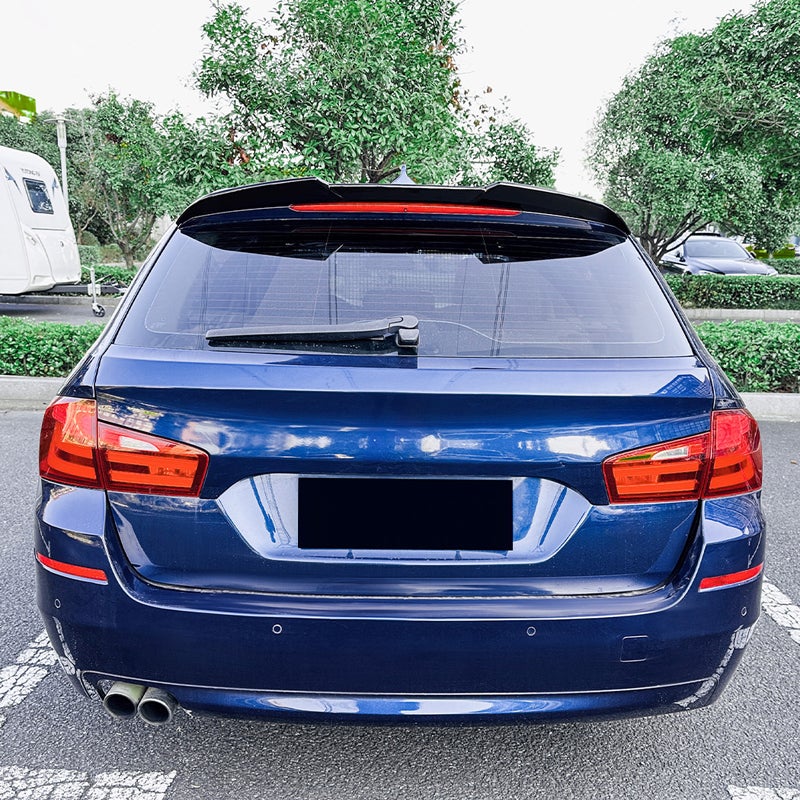 Roof spoiler  BMW 5-Series F11 Touring 2010-2016 (ABS Glossy Black)