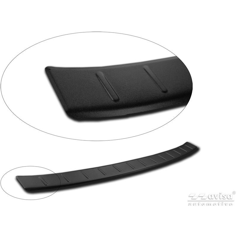 Avisa Stainless Steel Rear Bumper Protector  Leapmotor T03 2024- - Matt Black