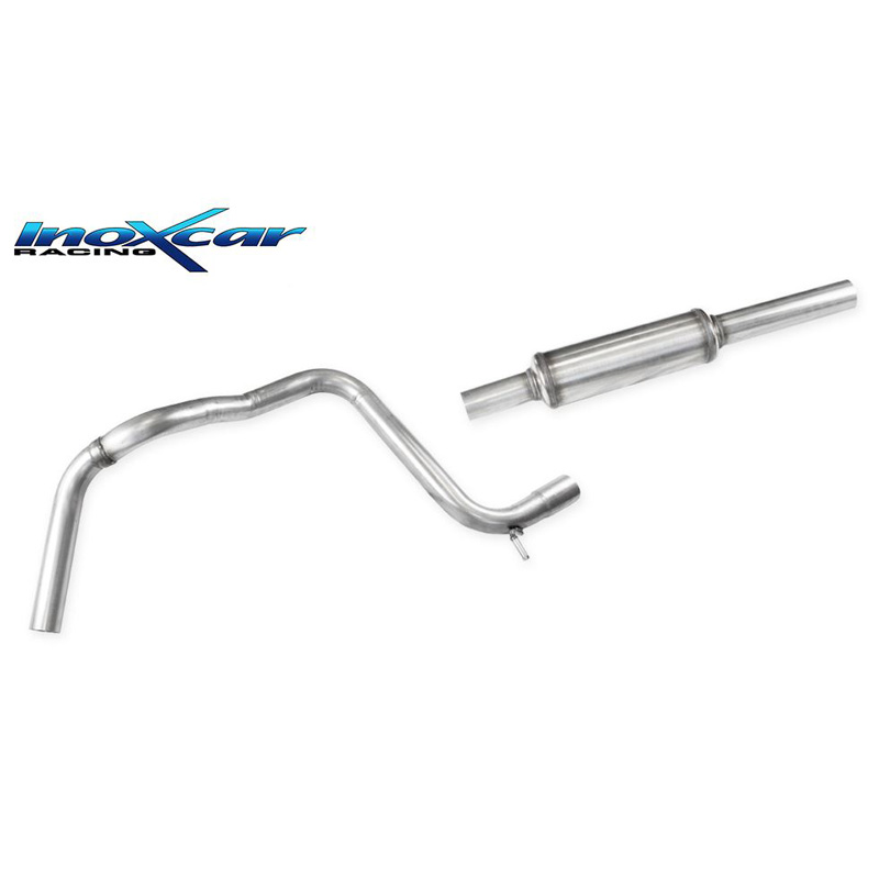 100% Inox Mid silencer  Seat Leon (5F) 1.4 TSI FR (122hp) Facelift 2015-2020