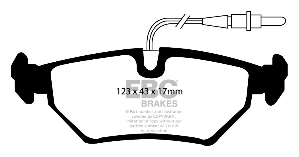EBC Brakes CITROEN Synergie/Evasion 2.0 Turbo 95-2000 Remblokken
