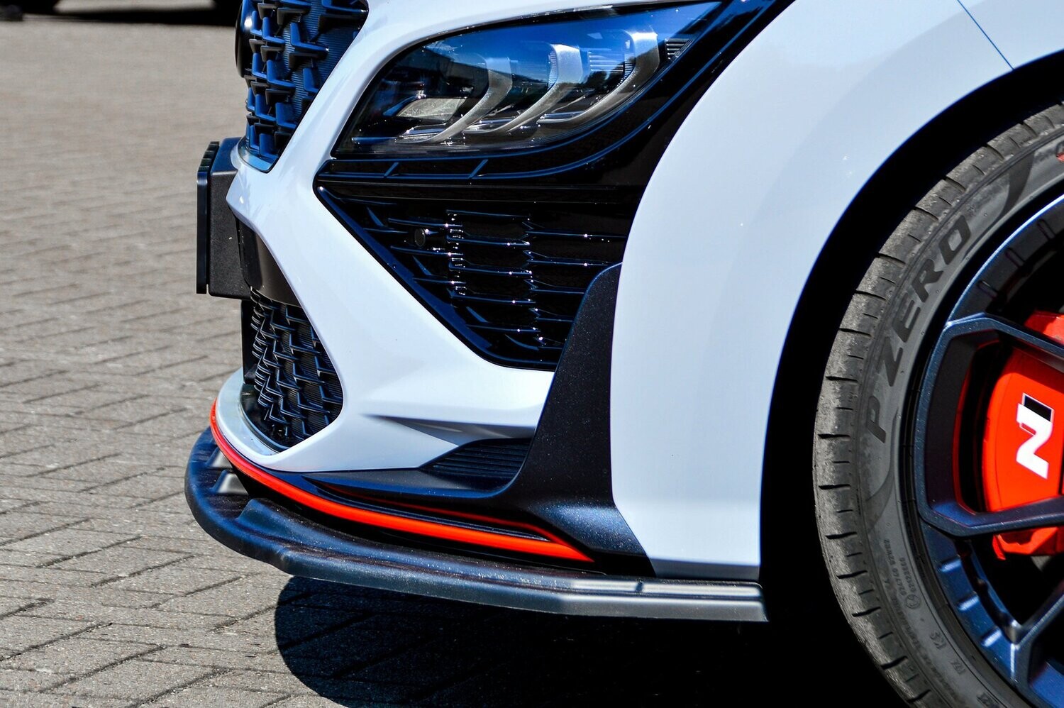 Voorspoilerlip voor Hyundai Kona N + N-Line 2020-