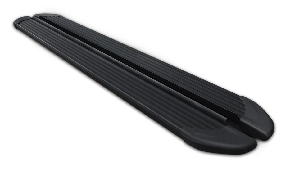 Treeplanken voor Dodge Nitro 06-12 aluminium zwart
