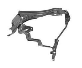 koplamphouder, links Mercedes C klasse, W204, 2007-2010