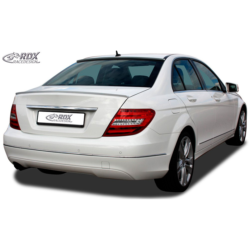 Roof spoiler lip  Mercedes C-Class W204 Sedan (ABS)