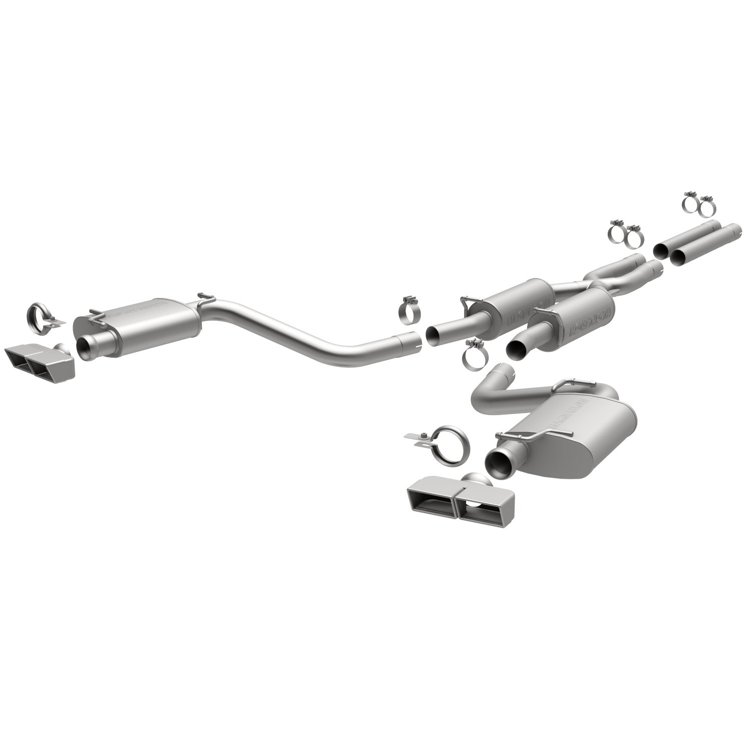 Dodge Cat-Back 09 Challenger R/T Quad Tip Magnaflow Cat-Back