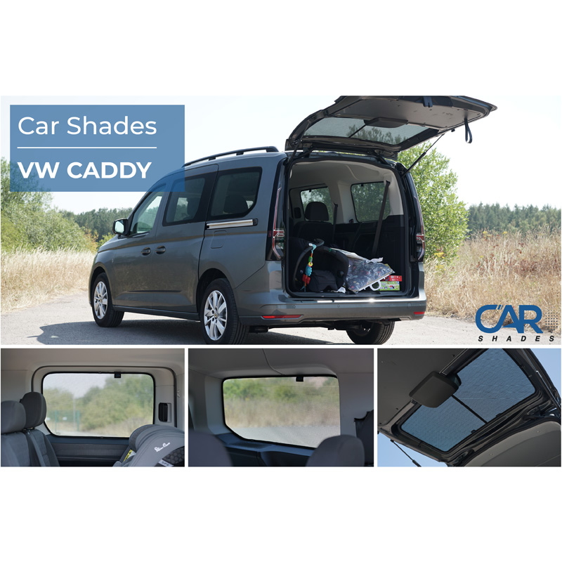 Satz Car Shades passend für Volkswagen Caddy V Maxi 2020- (6-teilig)