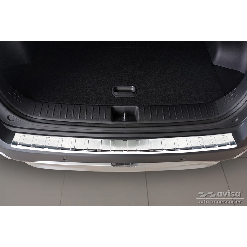 Stainless Steel Rear bumper protector  Kia Sportage V 2021- 'Ribs'