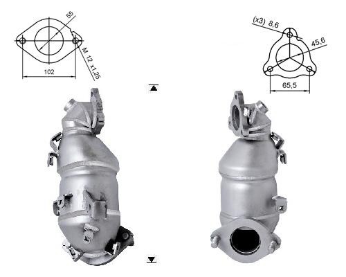 Kia CEED 1.6TD CRDI 1582 cc 85 Kw / 116 cv D4FB Magnaflow CAT Bo