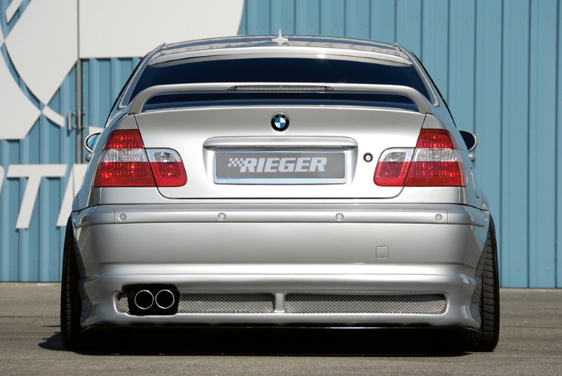 Spoilerzwaard voor Achteraanzet BMW E46 Sedan vanaf 2002 Rieger
