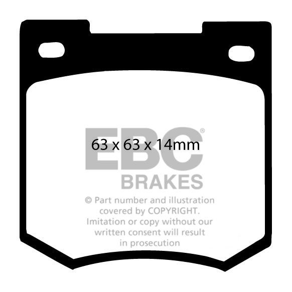 EBC Brakes CHRYSLER (USA) PT Cruiser 2.2 TD 2002-.. Remblokken a