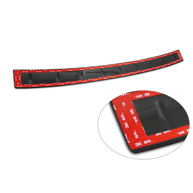 Black Stainless Steel Rear bumper protector  Volkswagen Tiguan (CT1) 2024- 'Ribs'