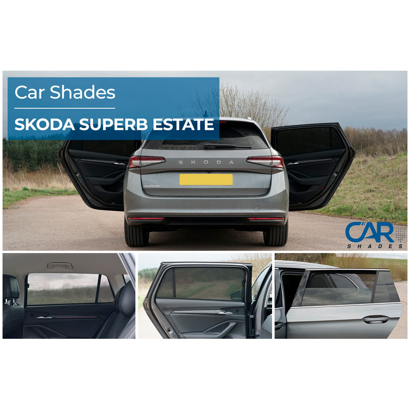 Set Car Shades (rear side doors)  Skoda SuperB IV Kombi 2024- (2-pieces)