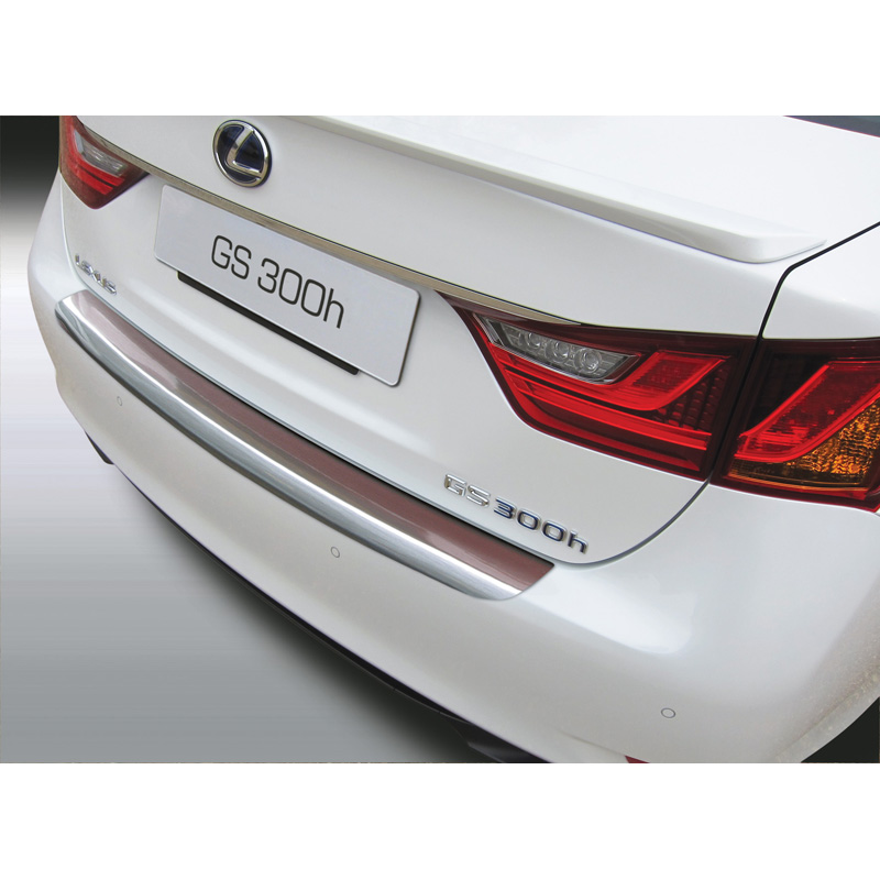 ABS Rear bumper protector  Lexus GS 2012-2015 'Brushed Alu' Look