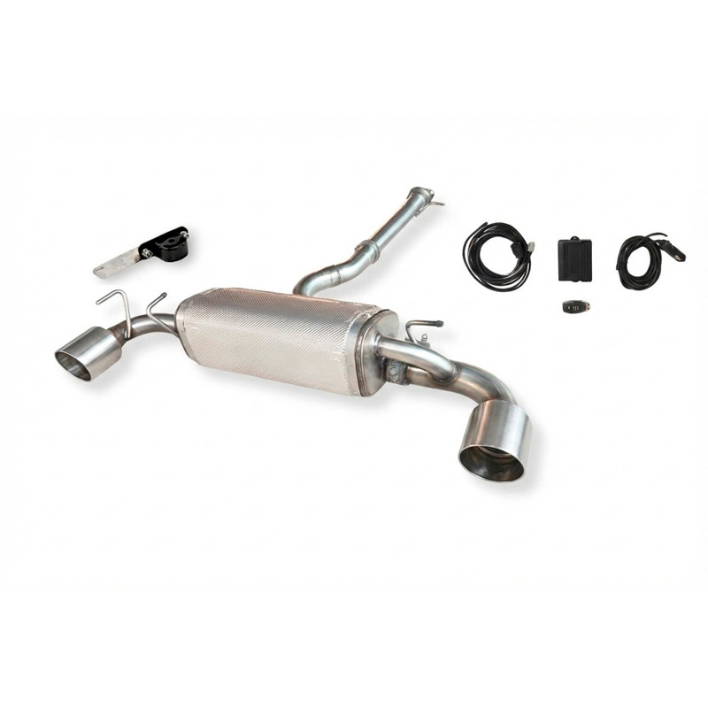Ulter Sport Double stainless steel sport exhaust  Toyota GR Yaris Mk2 2024- 206kW 2x115mm Satin Finish